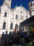 Литийното шествие за посрещане мощите на свети Климент Охридски